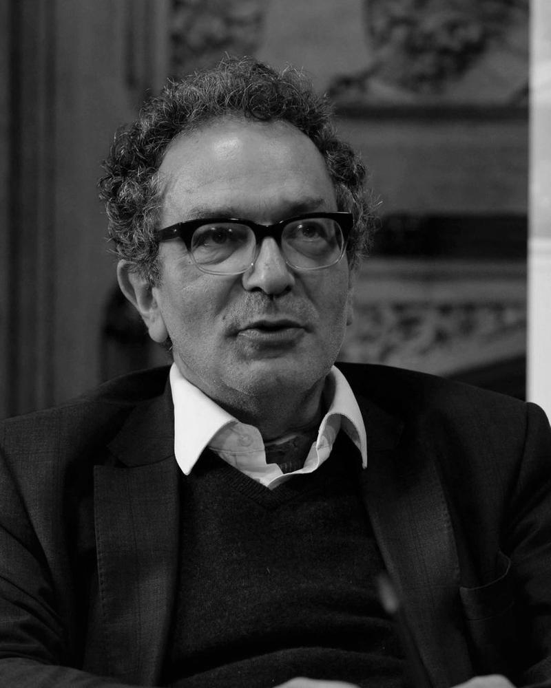 black and white photo of maurice glasman