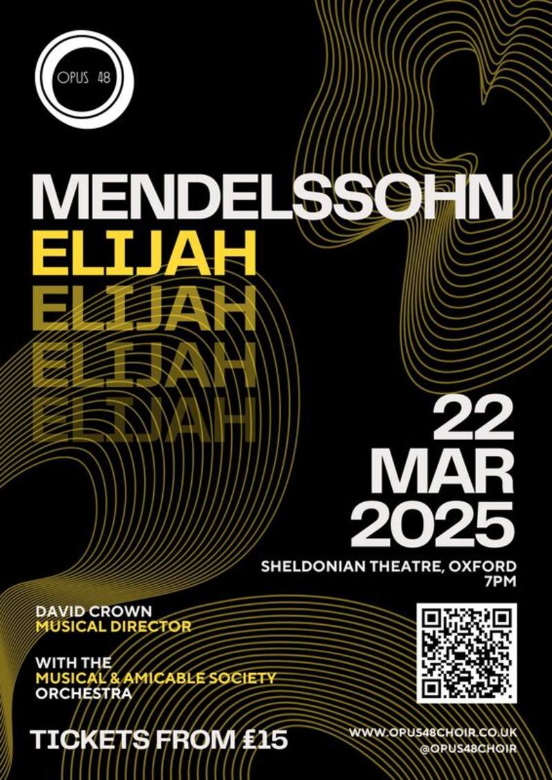 Poster with concert details